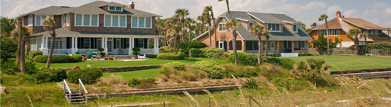 Photo of houses in the Jacksonville, Florida area